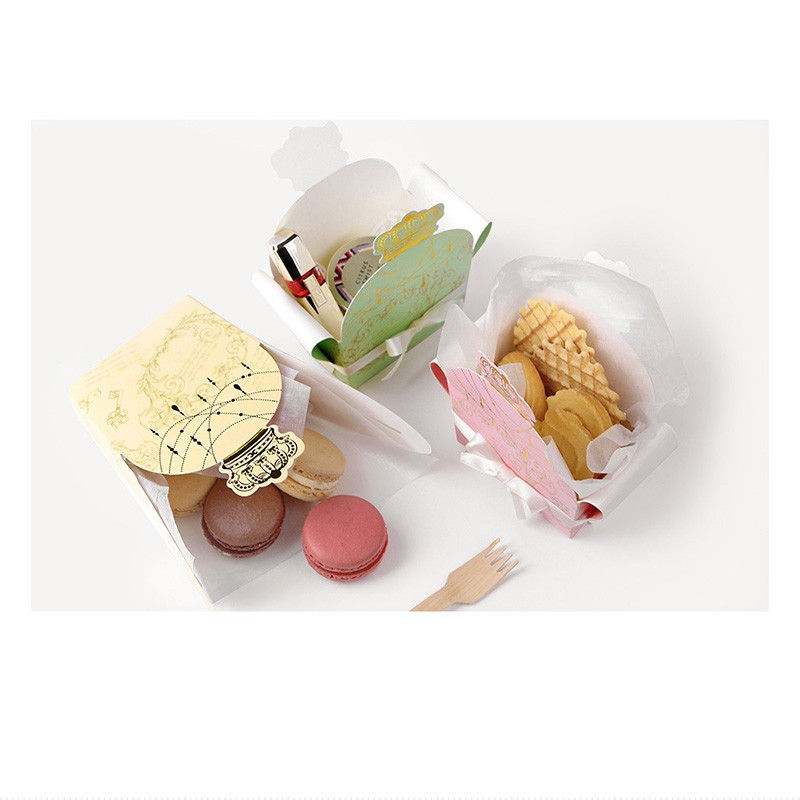 Hot stamping crown gift folding candy color box display Hot stamping crown gift folding candy color box display