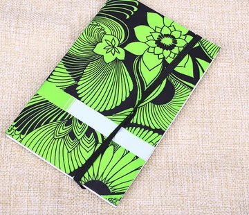 Cahier de couverture combiné papier et cuir